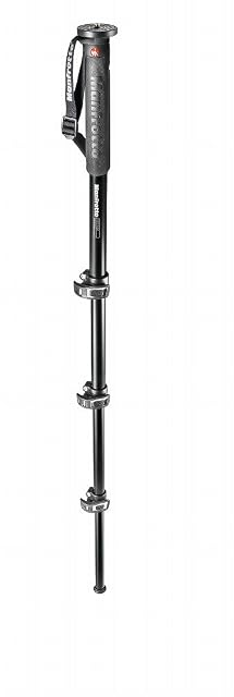 Monopié Manfrotto MPMXPROA4 negro con sus tramos de tubo de perfil en D