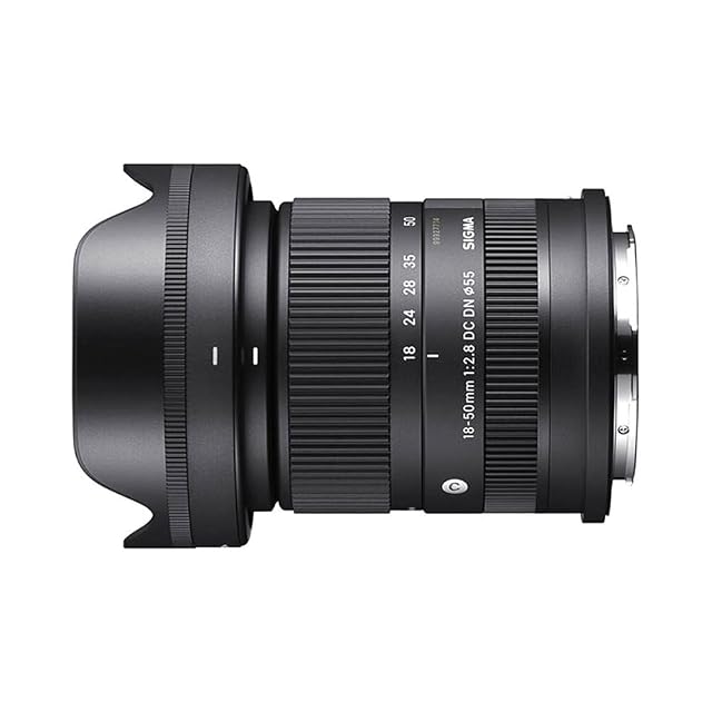 Objetivo Sigma 18-50mm F2.8 Contemporary negro, barril corto, montura Sony E